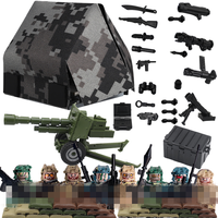 Kit d'armes de tente, ensemble de jouets militaires, blocs de construction, scène de bataille, jouet de guerre militaire, équipement militaire, ensemble d'équipement pour garçons