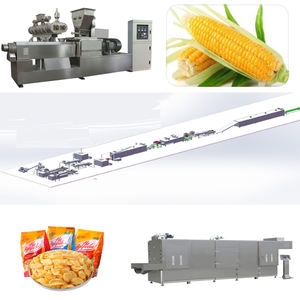 Ligne de transformation alimentaire complète pour céréales de petit-déjeuner soufflées, flocons de maïs, équipement de fabrication de flocons de maïs, industriel - Product Image 6