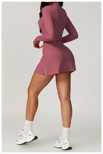 Nouvelle Collection : Shorts Fluides pour Femmes, Jupes de <span class=keywords><strong>Tennis</strong></span> Athlétiques à Fentes, Robes de <span class=keywords><strong>Tennis</strong></span> Plissées avec Fentes et Blocs de Couleurs - Product Image 3