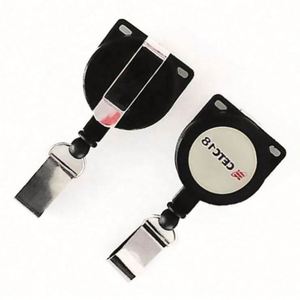 Porta Tarjetas de Identificación Retráctiles con Clip, Porta Tarjetas Redondos Ecológicos con Logotipo Personalizado, Colores Variados, Cordón Retráctil, Suministros de Oficina y Escolares - Product Image 5