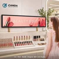 Écran tactile LCD extensible avec prise en charge de l'animation pour ascenseurs, halls d'accueil, bureaux, couloirs et CMS intégré