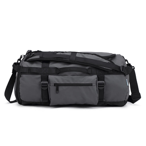 Multifunctional Nylon Backpack Holdall Dry <b>Wet</b> Separation Sports Fitness Geometric Pattern Light Travel Weekender <b>Bag</b> - Product Image 4