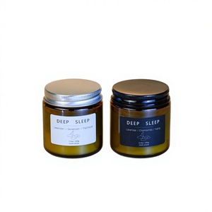 Candela Votiva Artigianale in Vetro Satinato con Cera di Soia Profumata, Grande e Moderna, per Natale, Halloween, Aromaterapia, Regalo - Product Image 3