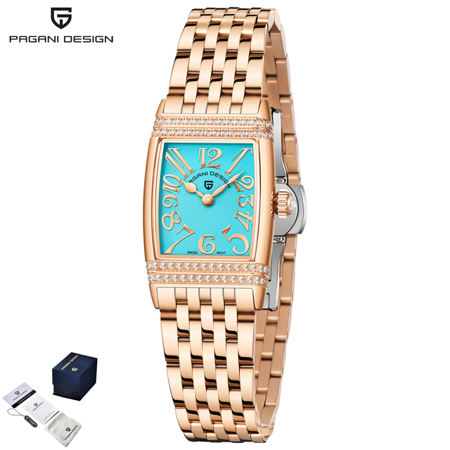 Pagani Design PD-1737 1737 New Women Stainless Steel Waterproof Elegant Casual Luxury Fashion Quartz Wrist Watch for Ladies Box