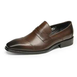 Chaussures habillées décontractées de luxe haut de gamme avec traitement antidérapant, confortables pour un usage professionnel, chaussures d'extérieur pour hommes - Product Image 4