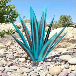 Décoration de jardin d'extérieur 2022, sculpture d'art en métal pour jardin, sculpture de plante, <span class=keywords><strong>Tequila</strong></span> Rustikale Skulpture Metall-<span class=keywords><strong>Agave</strong></span> - Product Image 6