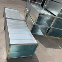 Produit direct usine : Code d'angle en acier à 90 degrés pour raccord de bride rectangulaire, pour usage en gymnases, écoles et hôpitaux