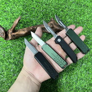 Cuchillo de bolsillo de bisturí de aleación de aluminio AL con Clip, pequeño cortador de caja retráctil telescópica EDC, cuchillo de utilidad artesanal de precisión - Product Image 4