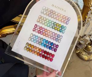 เจลทาเล็บกันน้ำ 55 สี กลิตเตอร์ ลูกปัดแก้ว แคทอาย ยูวี สำหรับร้านทำเล็บ - Product Image 1