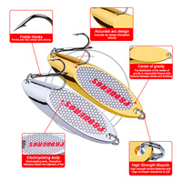 Cuillère de pêche à la truite en argent et or Newbility 3g 7g 10g 14g 18g 21g 28g 32g 35g 40g 50g 60g, leurres de pêche en métal
