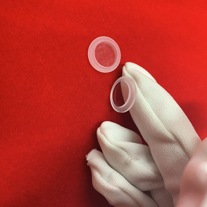 Disques circulaires en quartz clair, plaquettes de quartz transparent de haute pureté avec dénivelé - Product Image 5