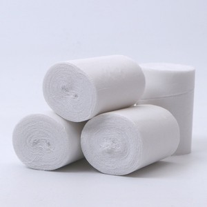 Garza di Cotone Assorbente Medica 5cm 10cm Sterile EO Sterile Bianca Confezione all'Ingrosso Rotolo Jumbo - Product Image 4