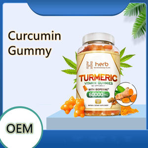 Gummies véganes de curcuma et gingembre à marque privée OEM pour adultes : compléments énergétiques et santé - Product Image 2