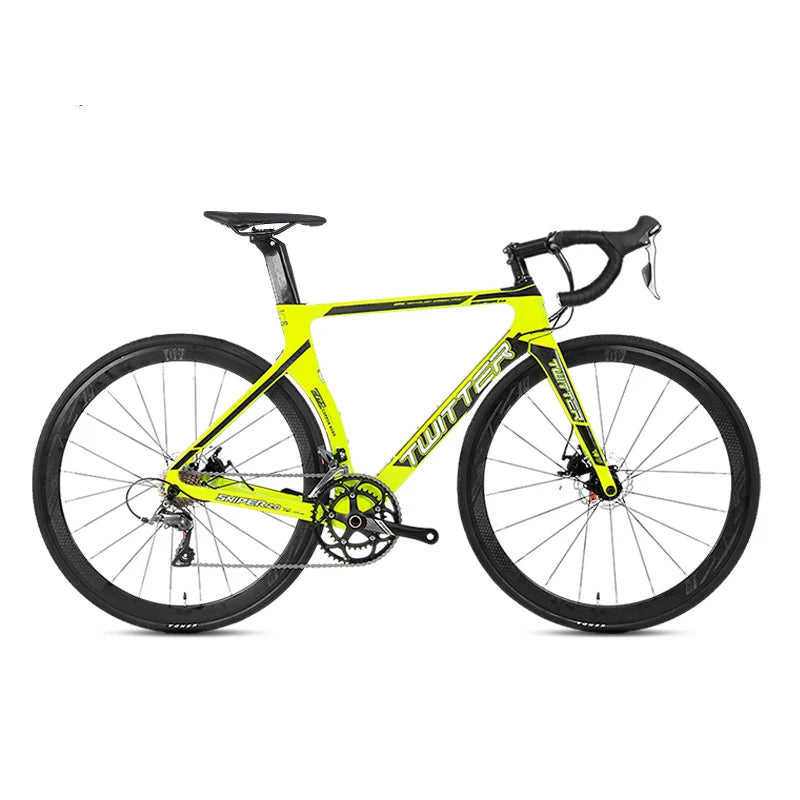 Hi Vis Yellow Trek Road Bike Twitter Road Bicycles High Quality