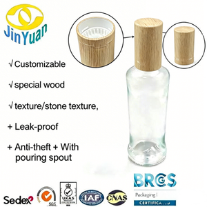 Bouchons de bouteilles en aluminium-plastique personnalisables avec textures bois/pierre pour whisky, vodka, tequila, brandy, <span class=keywords><strong>champagne</strong></span>, sherry - Product Image 3