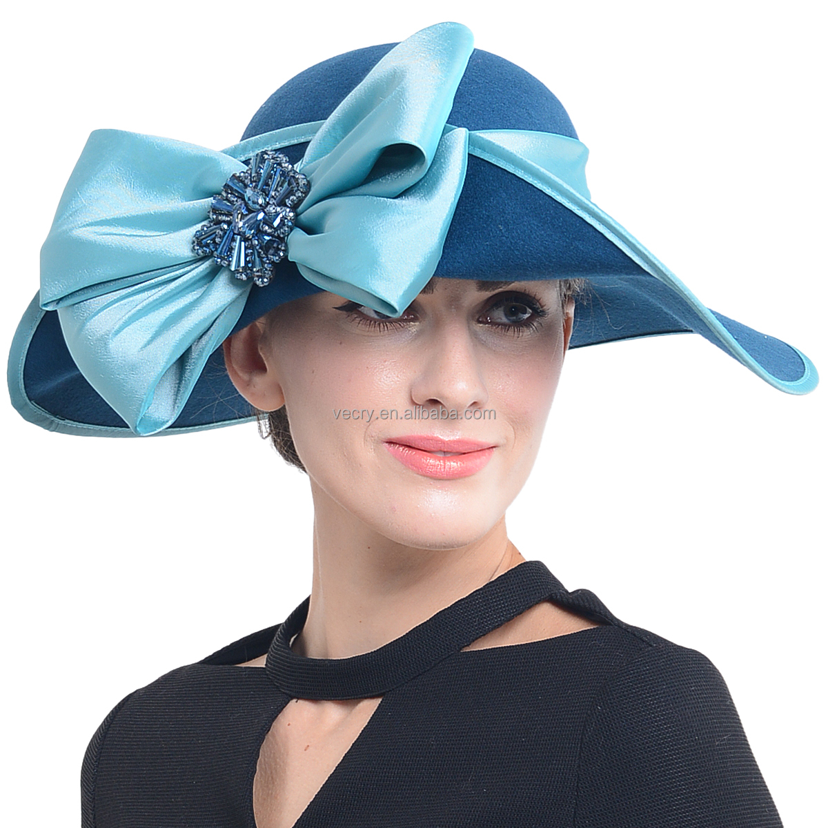 navy blue dress for baby girl Winter Hats Women | Fleece Hats | Vintage Cloche Hats main image 1