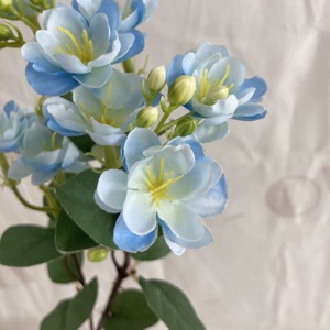 LO-766 Meilleure vente Fleur artificielle de <span class=keywords><strong>jasmin</strong></span> en soie faite à la main de haute qualité pour la décoration de table, de la maison et de mariage - Product Image 6