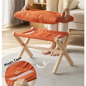 Petit tabouret de ménage en bois massif au design moderne pour le salon <span class=keywords><strong>table</strong></span> basse canapé pied porte banc <span class=keywords><strong>à</strong></span> <span class=keywords><strong>langer</strong></span> ou repose-pieds - Product Image 4