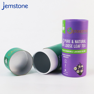 Embalaje de tubo de papel de caja cilíndrica de cartón impreso personalizado biodegradable de alta calidad - Product Image 4