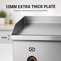 Équipements de barbecue professionnels pour restaurants, gril à gaz GPL commercial en acier inoxydable, fournisseur de grils à gaz