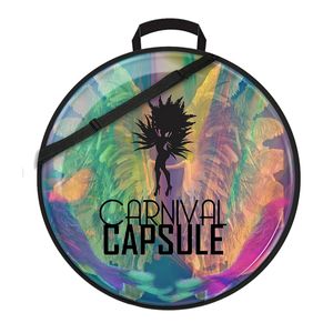 カスタマイズされたホログラフィックチュチュバッグダンサー用工場ホログラムラウンド形状大容量ガーメントバッグ40' - Product Image 4