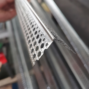 Acciaio zincato a forma di <span class=keywords><strong>L</strong></span> con canale di gesso forato in metallo con perline angolari protezione da parete per ospedale - Product Image 5