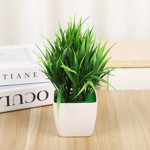 Romantico e bella pianta verde piccolo Bonsai nuovo prodotto sfuso squisito simulato pianta artificiale decorazione per la casa sfondo - Product Image 3