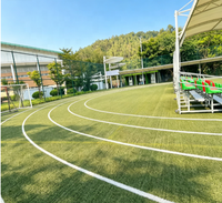 Gazon artificiel de football 4G sans remplissage pour terrain d'entraînement de club Y30-R
