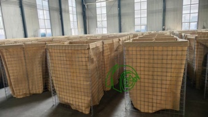 Barrière <span class=keywords><strong>Hesco</strong></span> Modulaire Tactique Robuste et Étanche pour Exploitation Extérieure, Travaux d'Extension, Terrains Sauvages et Restauration Scénique - Product Image 4