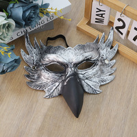Masques en mousse PU d'animal aigle, accessoires de costume pour fête de carnaval d'Halloween, performance de bal