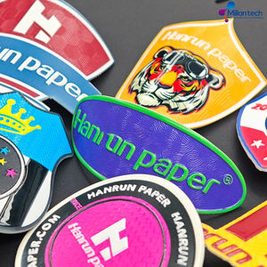 <span class=keywords><strong>Imprimante</strong></span> UV à plat de bureau Hanrun, <span class=keywords><strong>imprimante</strong></span> numérique 3D UV DTF pour logo, étiquette, autocollant, métal - Product Image 6