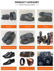 Zapatos de Oficina Negros Jora al por Mayor, Parte Superior de Cuero Genuino, Acabado Impermeable y Pulido, Puntera Reforzada, Marca Privada - Product Image 5