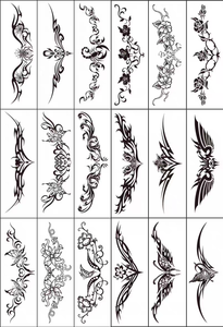 Pegatinas Faciales Divertidas para Fiestas con Motivos en Blanco y Negro Personalizadas, Resistentes al Agua y Lavables - Product Image 6