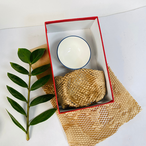 Production personnalisée en usine Papier kraft à grille biodégradable respectueux de l'environnement Matériaux d'emballage Papier d'art Papier couché - Product Image 5