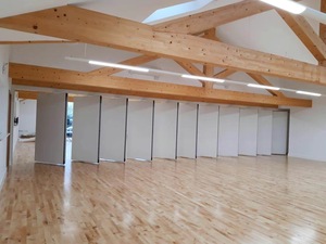 Акустическая тканевая панель, раздвижная Складная перегородка, звукоизоляционная перегородка для офиса, конференц-зала, школы и конференц-зала - Product Image 5