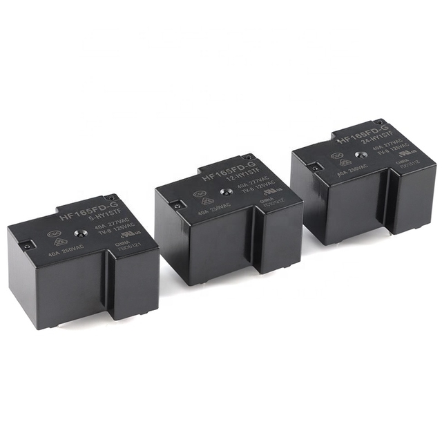 High Power Relays DC 5V 12V 24V 40A HF165FD HF165FD-G-5-HY1STF HF165FD-G-12-HY1STF HF165FD-G-24-HY1STF 4 Pin Relais