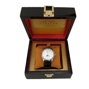 Boîte d'emballage haut de gamme en bois massif pour montres, avec couvercle rabattable et marquage à chaud, vente en gros de boîtes à montres avec peinture cuite - Product Image 2