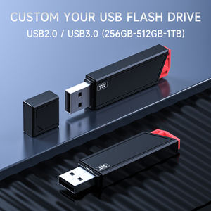 Clé USB en plastique avec impression de logo, nouveau modèle, haute vitesse, 2 Go, 4 Go, 8 Go, 16 Go, 64 Go, 2.0, 3.0, téléchargement de fichiers - Product Image 1