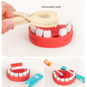 Gioco Educativo Montessori Unisex in Legno, Grande Cubo Bianco 3D Colorato, Giocattolo da Dottore per Bambini dai <span class=keywords><strong>3</strong></span> Anni in Su, Gioco Cognitivo <span class=keywords><strong>di</strong></span> Abbinamento e Ordinamento - Product Image 5
