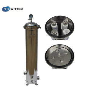 Boîtiers de filtre de cartouche sanitaire d'acier inoxydable de 10 20 30 40 pouces SS sur le traitement de l'eau - Product Image 1