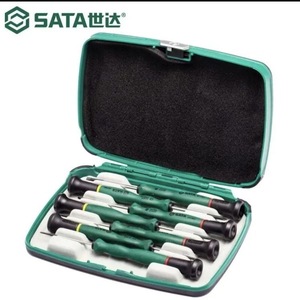 Juego de destornilladores en miniatura Sata, 11 piezas, Phillips de precisión para reparación de productos electrónicos - Product Image 1