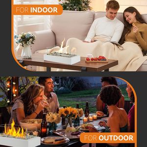 Chimenea de Mesa Portátil de Bioetanol, Pequeña Chimenea Decorativa para Mesa, Regalos para el Hogar y Patio, Interior/Exterior, Embalaje para Envío por Correo - Product Image 5