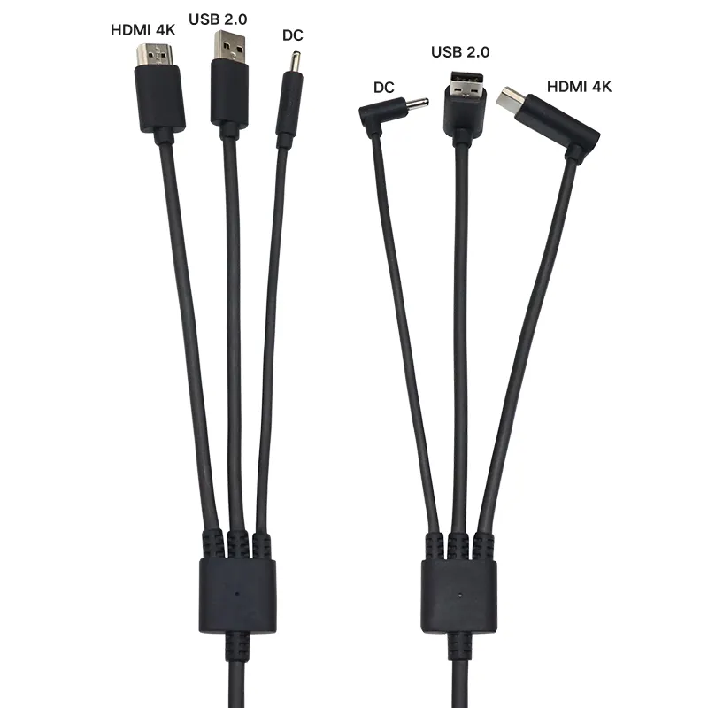 3 in 1 VR-Kabel USB2 HDMI DC 3M 5M 4K/60HZ für VR-Brillen