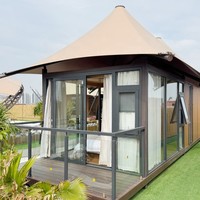 Kabin Tenda Glamping Mewah Berkualitas Tinggi untuk Puncak Gunung