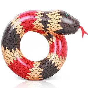Flotteur de piscine gonflable d'anneau de bain de serpent pour la plage extérieure d'été d'enfants d'adultes - Product Image 2
