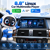 Audio USB pour BMW X5/X6 E70/E71 2007-2013 8,8 pouces Autoradio CarPlay Android Auto Mirror Link GPS Haute Résolution