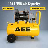 Maquina Compresor De Aire 50 Litros Dual Powerd Reciprocating Tyre Inflator air Compressor Machine for Multiple Pneumatic Tools