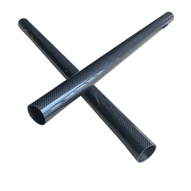 Carbon Fiber Tube Pultrusion 2mm(OD) x 1mm(ID) for Quadcopter, DIY Project Hollow Matte Pole Length 200mm