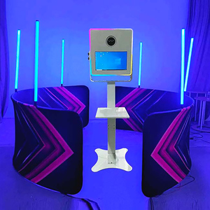 Photomaton miroir magique UNIV avec support pour iPad et appareil photo, verre trempé et métal, impression instantanée, utilisation en fête - Product Image 1