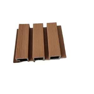 新设计户外木塑墙板3孔K169-28A高品质环保木质立面，18毫米防紫外线Eva材料